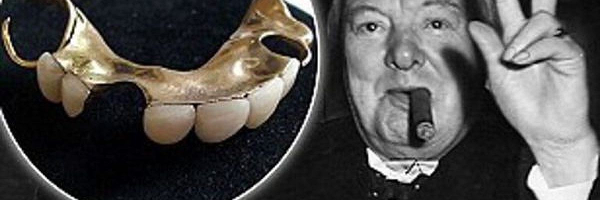 اسنان-تشرشل-في-مزاد-علني