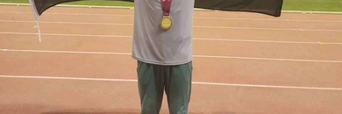 العدَّاء-اليمني-عبد-الله-اليعري-يحصد-ذهبية-بطولة-غرب-اسيا-لالعاب-القوى