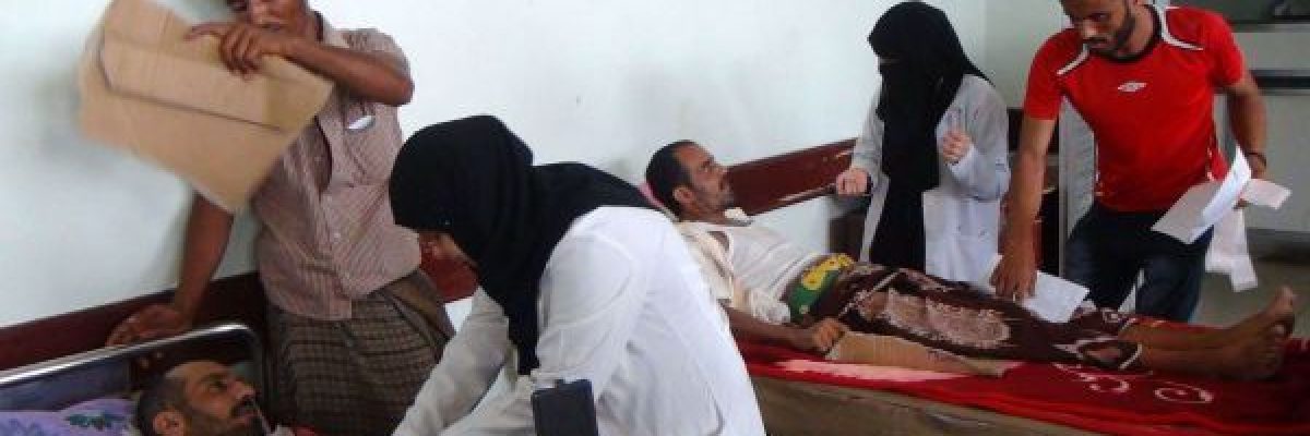 حجة_-عناصر-تابعة-لمليشيا-الحوثي-والمخلوع-يعتدون-على-متطوعات-بمكتب-الصحة