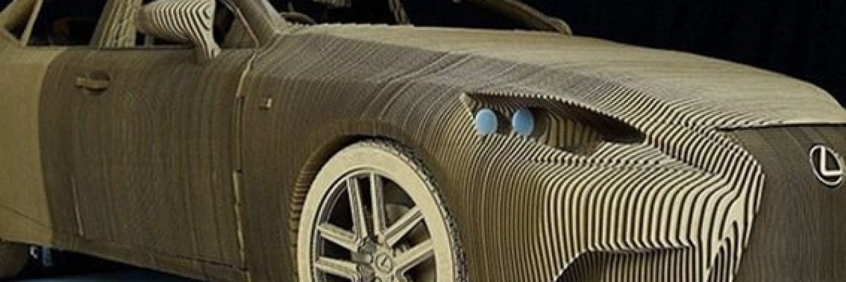 لكزس-تصنع-سيارة-من-الورق-المقوى