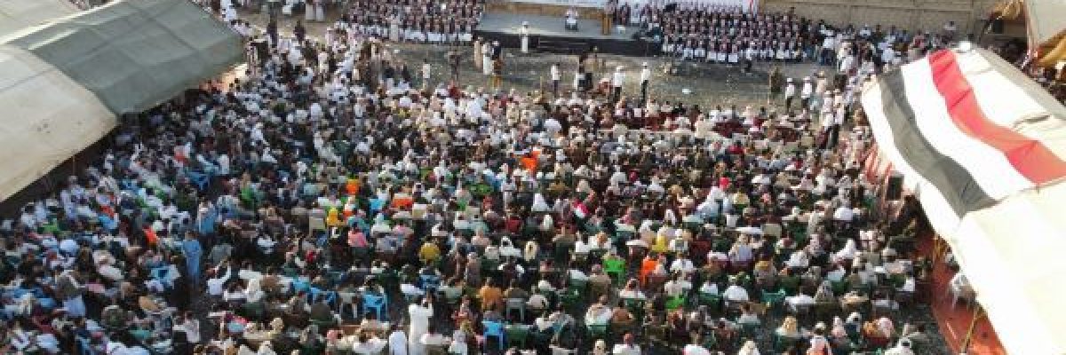 مارب.-احتفاء-واسع-بزفاف-280-عريسا-وعروسا-من-ابناء-ذمار