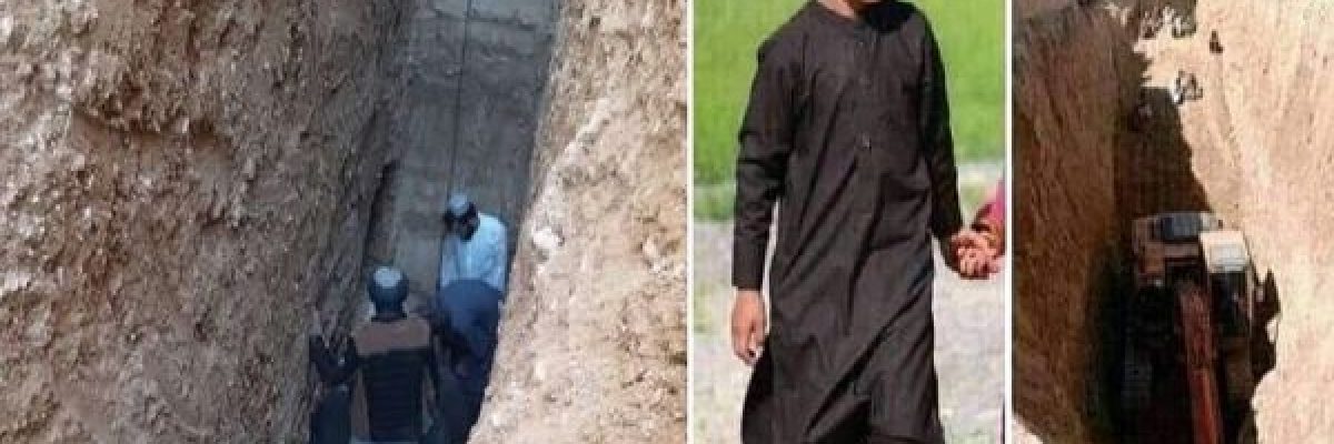 وفاة-الطفل-الافغاني-حيدر-بعد-3-ايام-من-سقوطه-في-بئر